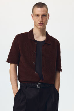 Camisa en punto calado Regular Fit - H&m фото 5