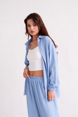 6440 Костюм летний голубой - Martichelli фото 7