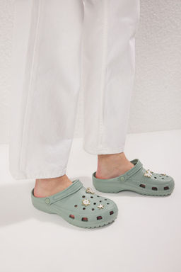 Trendyol Shoes Mint Tokal? Aksesuar Detayl? Hafif Taban Kad?n Eva Sandalet Terlik TAKSS25SD00033