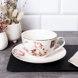 Чайная пара 2 предмета 270 мл / 8779C# / Чайная роза в подарочной упаковке - ГалеонТрейд фото 2