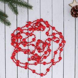 Бусы на ёлку Смайл, длина 2.7 м, МИКС - Зимнее волшебство фото 4