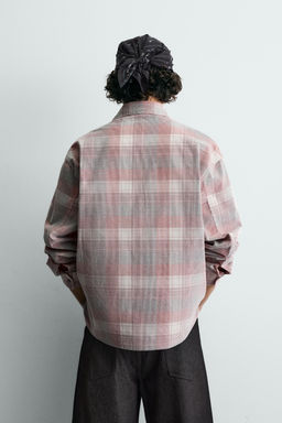 CORDUROY CHECK SHIRT - Zara фото 3
