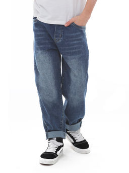 Джинсы-багги для мальчиков - Синий мир фото 8