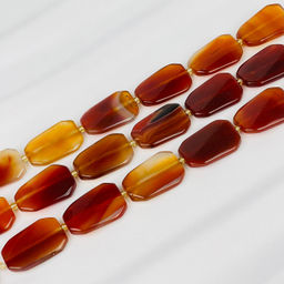 Бусины для украшений из Сердолика 38 см