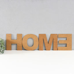 Настенное панно буквы HOME, высота 29.5 см, набор 4 детали, розы - Simaland фото 5