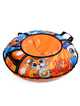 Тюбинг – ватрушка Travel, диаметр чехла 83 см, разноцветная