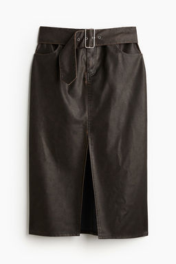 Falda efecto desgastado con cinturon - H&m фото 5