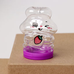 Цена за 20 шт. Основа для творчества и декора - баночка с крышкой Зайка, размер 6 ? 4 ? 4 см, цвета МИКС - Simaland фото 2