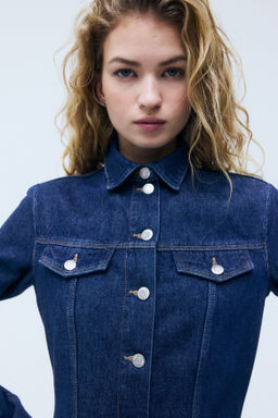 Vestido denim con falda acampanada - H&m фото 3