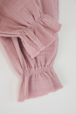 Pembe K?z Bebek %100 Pamuk Basic Lastikli Muslin Dokuma Pantolon TKDSS25PL00013 - Trendyolmilla фото 2