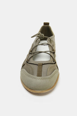 ELASTICATED SPORTY BALLERINAS - Zara фото 10