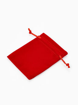 Набор мешочков бархатных 50 шт. «Классика» 9×12 см, красный