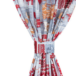 Шторы для кухни с подхватом Чудеса 145*180/Шторы: 2 шт.- 145*180, подхваты: 2 шт. Шторы АРТ ДИЗАЙН для кухни  фото 2