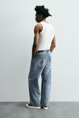 JEANS LOOSE FIT / Azul medio - Zara фото 3