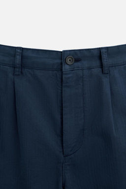 TEXTURED COTTON TROUSERS - Zara фото 8