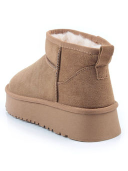 04-PF8520-2 LT. BROWN Угги женские (натуральная замша, 100% шерсть)