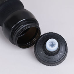 Бутылка для воды велосипедная ZEON WB225 гоночная, антискольз, NEW кэмэлбак, пищевой hi-quality PP, 750ML цвет black/уп100 - Галеонтрейд фото 6