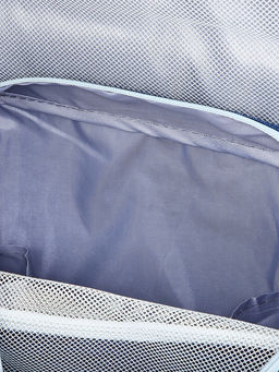 Косметичка-несессер на липучках, с ручкой, цвет синий