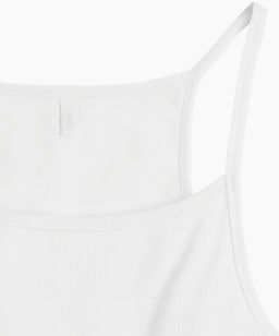 ATLANTIC LV-002 Майка женская Ribbed Top белый  фото 4
