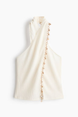 Top halter con detalles decorativos - H&m фото 2