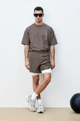 Pantalon corto de doble capa en DryMove