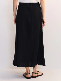 Юбка миди из вискозы и льна ZR2605013502-50 / Zarina