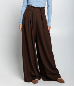 Брюки #КТ16301-2, коричневый