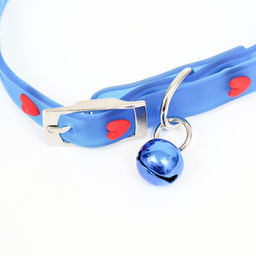 Ошейник из морозостойкого мягкого пластика Люблю сердечно, 30 х 1 см, микс цветов - Пижон фото 3