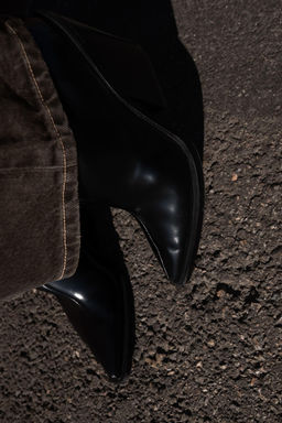 COWBOY HEEL ANKLE BOOTS - Zara фото 8