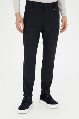Erkek Jogger Fit Antrasit Kanvas Pantolon