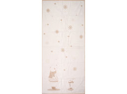 6с102.511ж2 Зимний привет (лен3) Полотенце махровое 67х150см