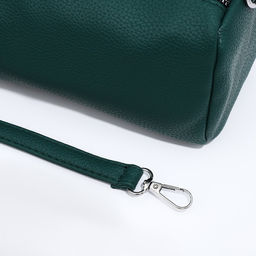 Сумка-багет на молнии, цвет зелёный - Simaland фото 6