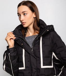 Куртка-пуховик #КТ9680, чёрный