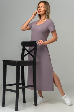 Однотонное женское платье-футболка Happyfox - Happy fox фото 3