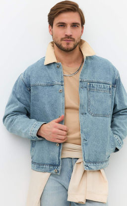 Куртка джинс P511-1256 l.blue