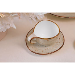 Кружки Magistro Mediterana, набор 2 шт.: 250 мл, фарфор, бежевые  фото 5