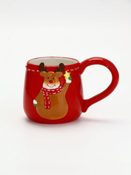 Подарочный набор новогодний Олень, гель для душа, кружка, мочалка и крем для рук, URAL LAB