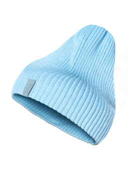 Шапка вязаная светло-голубая Ш-103 (58)