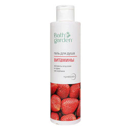 BATH GARDEN NEW Гель д/душа Нежность/ Инулин,Розовая вода,масло Миндаля 300мл