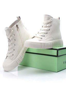 04-YSN2285-2 WHITE Ботинки женские зимние - No name фото 17