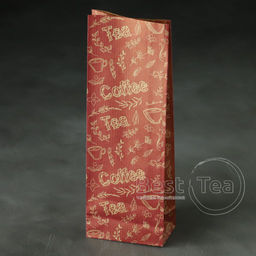 100 г Пакет двухслойный "Coffe&Tea" Бордовый, 70*40*205 упак 100шт