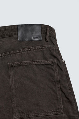 JEANS WIDE FIT / Marr?n - Zara фото 10