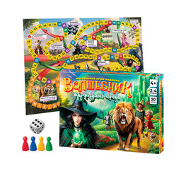 Игра-"ходилка" в коробке "Волшебник Изумрудного города" игровое поле 59*42см (03204) 4+
