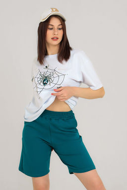 Шорты Натали 21586 из хлопка с полиэстером  фото 18