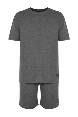 TRENDYOL MAN Mavi Regular Fit Waffle Sortlu Pijama Tak?m? TMNSS23PT00032 - Trendyolmilla фото 31