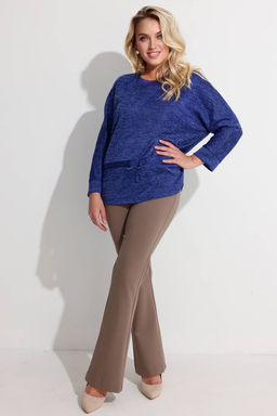 Блузка женская 4326/03/Васильковый меланж - Rise фото 6