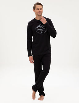 Siyah Pijama Tak_m_