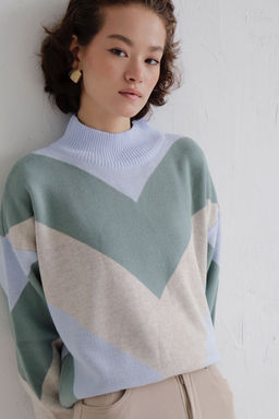 10344 Свитер мятно-голубой - Martichelli фото 9