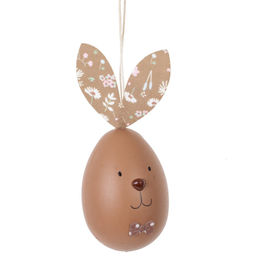 Изделие декоративное подвесное "Яйцо" (блок 12шт), L5 W5 H11,5 см, 3в.