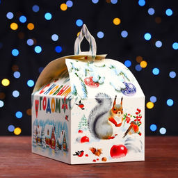 Цена за 5 шт. Подарочная коробка Куница , Сундучок 18,5 х 12,5 х 16,5 см - Simaland фото 3